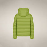 Boys' Puffer jacket Huey in Citron Green - Boys | Save The Duck
