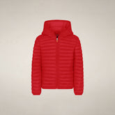 Boys' Puffer jacket Huey in Jack Red - Boys | Save The Duck
