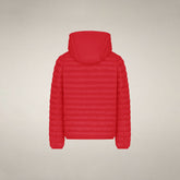 Boys' Puffer jacket Huey in Jack Red - Boys | Save The Duck