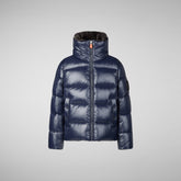 Girls' puffer jacket kezi in blue black | Save The Duck