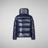 Girls' puffer jacket kezi in blue black | Save The Duck