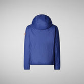 Unisex Kids' Shilo Hooded Jacket in Eclipse Blue - Girls | Save The Duck