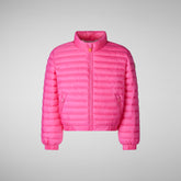 Girls' Mae Puffer Jacket in Azalea Pink | Save The Duck