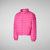 Girls' Mae Puffer Jacket in Azalea Pink - Pink Collection | Save The Duck