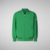 Unisex Kids' Sloan Windbreaker in Rainforest Green - All Save The Duck Products | Save The Duck