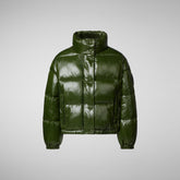 Girls' Cini Puffer Jacket in Pine Green | Save The Duck