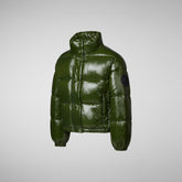 Girls' Cini Puffer Jacket in Pine Green - Kids' Collection | Save The Duck