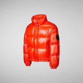 Girls' Cini Puffer Jacket in Poppy Red - Girls' Collection | Save The Duck