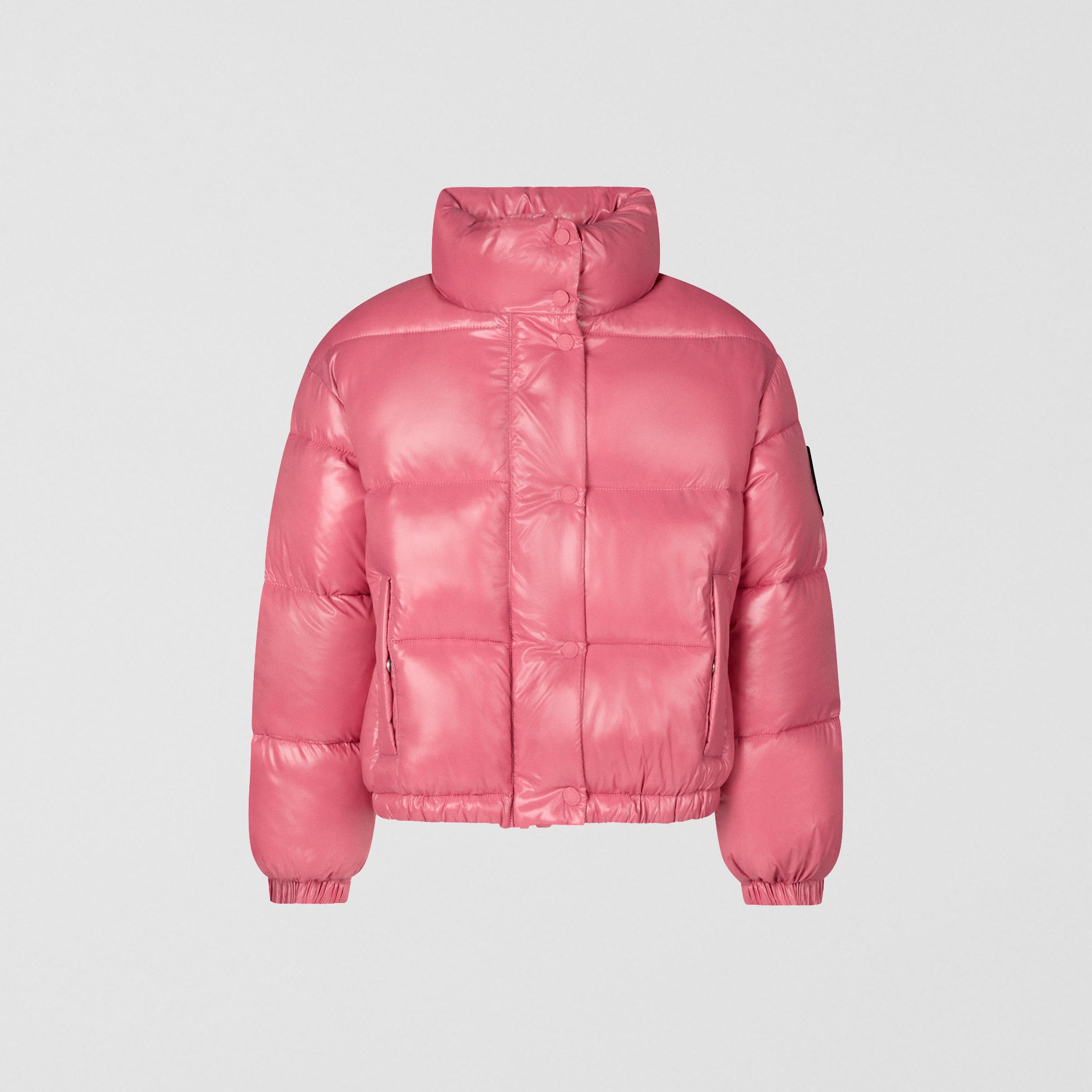 Zara pink best sale puffer jacket