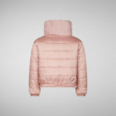 Girls' Ceri Faux Fur Reversible Jacket in Blush Pink | Save The Duck