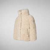 Girls' jacket Thisbe in shore beige - Girls' Collection | Save The Duck