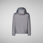 Boys' jacket Gareth in mid grey - Fall-Winter 2024 Boys' collection | Save The Duck