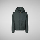 Boys' jacket Gareth in green black | Save The Duck