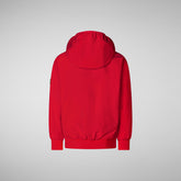 Unisex Kids' Lin Rain Jacket in Flame Red - Rainwear | Save The Duck