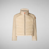 Girls' Irie Jacket in Shore Beige - Kids' Collection | Save The Duck
