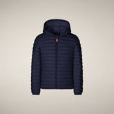 Girls' Puffer Jacket Ana in Navy Blue - Girls' Collection | Save The Duck