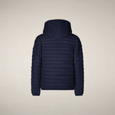 Girls' Puffer Jacket Ana in Navy Blue - Girls' Collection | Save The Duck
