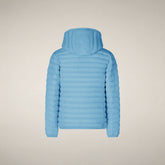 Girls' Puffer Jacket Ana in Ozone Blue - Girls' Collection | Save The Duck