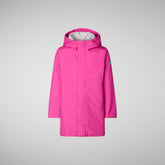 Unisex Kids' Uli Raincoat in Fuchsia Pink - Kids' Collection | Save The Duck