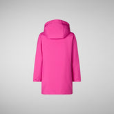 Unisex Kids' Uli Raincoat in Fuchsia Pink - Kids' Collection | Save The Duck