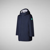 Unisex Kids' Uli Raincoat in Navy Blue - Kids' Collection | Save The Duck
