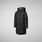 Girls' Hale Puffer Coat in Black - SaveTheDuck Sale | Save The Duck