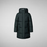 Girls' Hale Puffer Coat in Black | Save The Duck