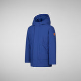 Boys' Albi Coat in Eclipse Blue | Save The Duck