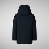 ALBI : MANTEAU SAVE THE DUCK BOY en MATT en BLEU NOIR - Boy Parka | Save The Duck