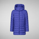 Girls' animal free puffer jacket pricilla in gentian blue - All Save The Duck Products | Save The Duck