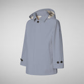 Boys' Flint Hooded Raincoat in Rain Grey - Rainwear | Save The Duck