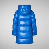 Manteau à capuche Millie pour fille en bleu baie | Sauvez le canard