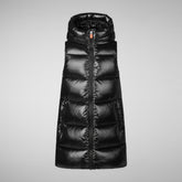 UMA : GILET SAVE THE DUCK GIRL en LUCK en noir - Collection GLAM | Save The Duck