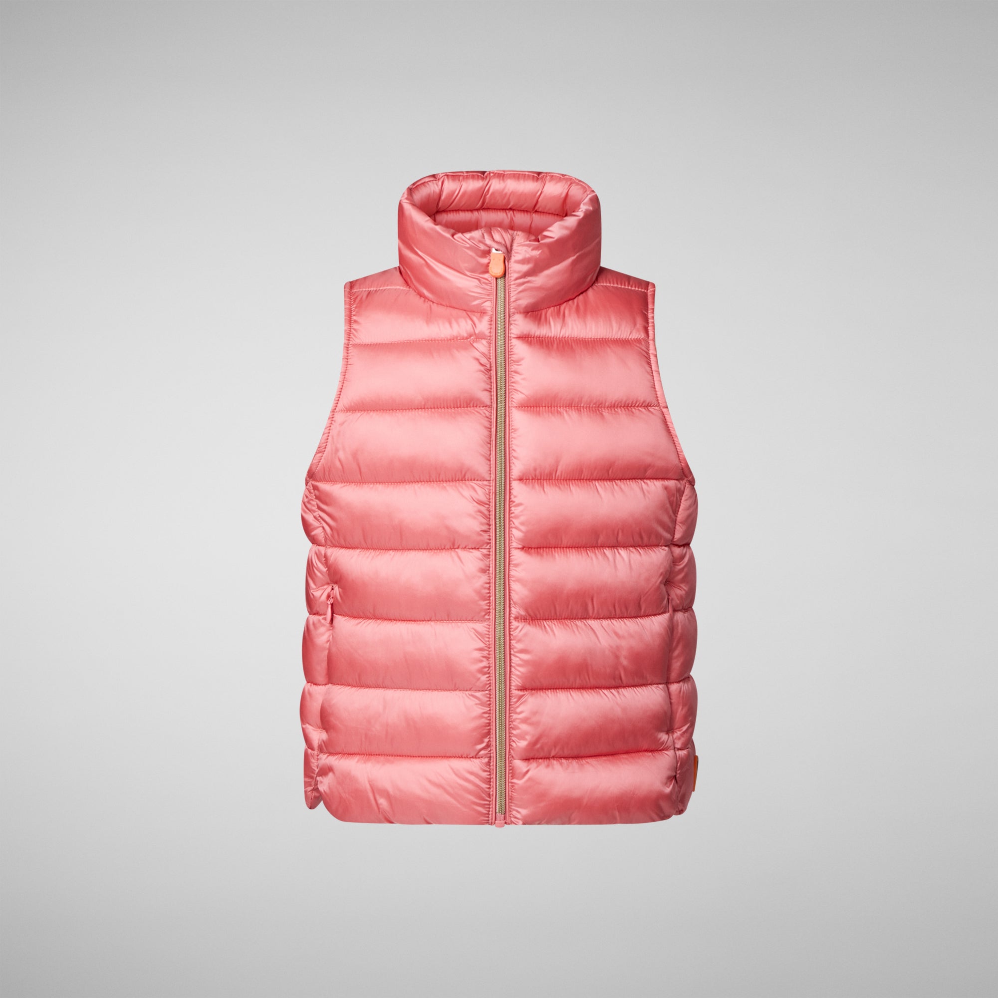 Girls Franky Puffer Vest in Bloom Pink Save The Duck