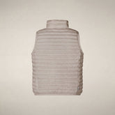 Girls' Puffer Vest Ava in Sand Beige - Boys' Vests | Save The Duck