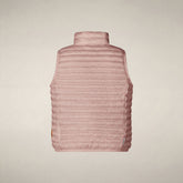 Girls' Puffer Vest Ava in Baby Pink - Boys' Vests | Save The Duck