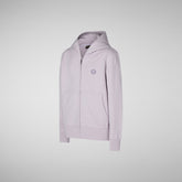Unisex Kids' Gage Hoodie in Lilac - All Save The Duck Products | Save The Duck