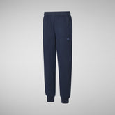 Unisex Kids' Haldo Sweatpants in Navy Blue - Blue Collection | Save The Duck