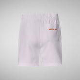 Unisex Kids' Icaro Sweatshorts in Lilac - Kids' Collection | Save The Duck
