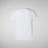 Unisex Kids' Asa T-Shirt in White - New In Boys' | Save The Duck