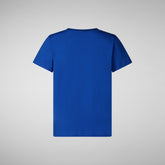Unisex Kids' Asa T-Shirt in Cyber Blue - Kids' Shirts & Sweatshirts | Save The Duck