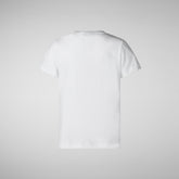 Unisex Kids' Cal T-Shirt in White - Kids' Collection | Save The Duck