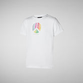 Unisex Kids' Cal T-Shirt in White - White Collection | Save The Duck