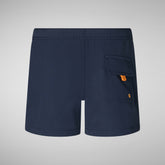 Boys' Adao Swim Trunks in Navy Blue | Save The Duck