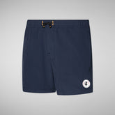 Boys' Adao Swim Trunks in Navy Blue - Kids' Collection | Save The Duck