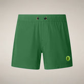 Boys' Swim Shorts Adao in Rainforest Green - Boys | Save The Duck