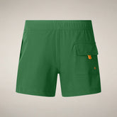 Boys' Swim Shorts Adao in Rainforest Green - Boys | Save The Duck