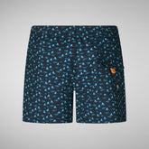 Boys' Getu Swim Trunks in Sharks - All Save The Duck Products | Save The Duck