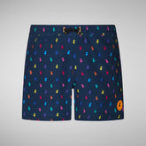 Boys' Getu Swim Trunks in Rainbow Ducks - All Save The Duck Products | Save The Duck