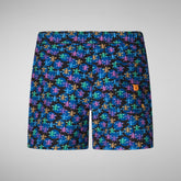 Boys' Getu Swim Trunks in Rainbow Turtles - All Save The Duck Products | Save The Duck